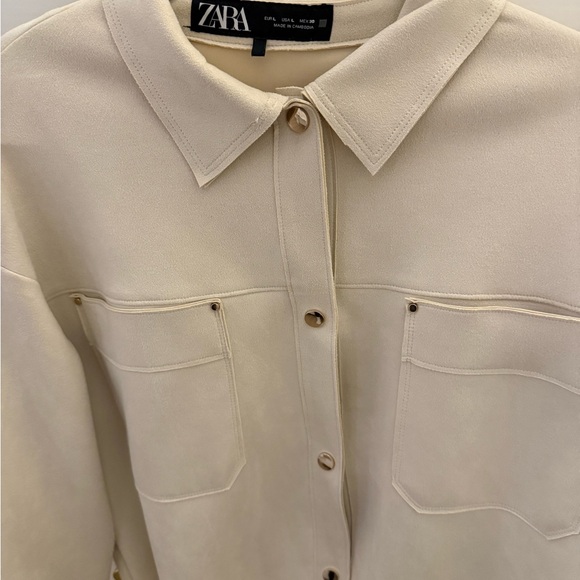 Zara Faux Suede Jacket - Picture 4 of 6